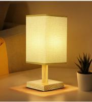 Lámpara De Mesa LED Estilo Chino Decorativo Luz Nocturna USB Dimmer Con Sombrilla De Tela Iluminación Para Dormitorio - details 4