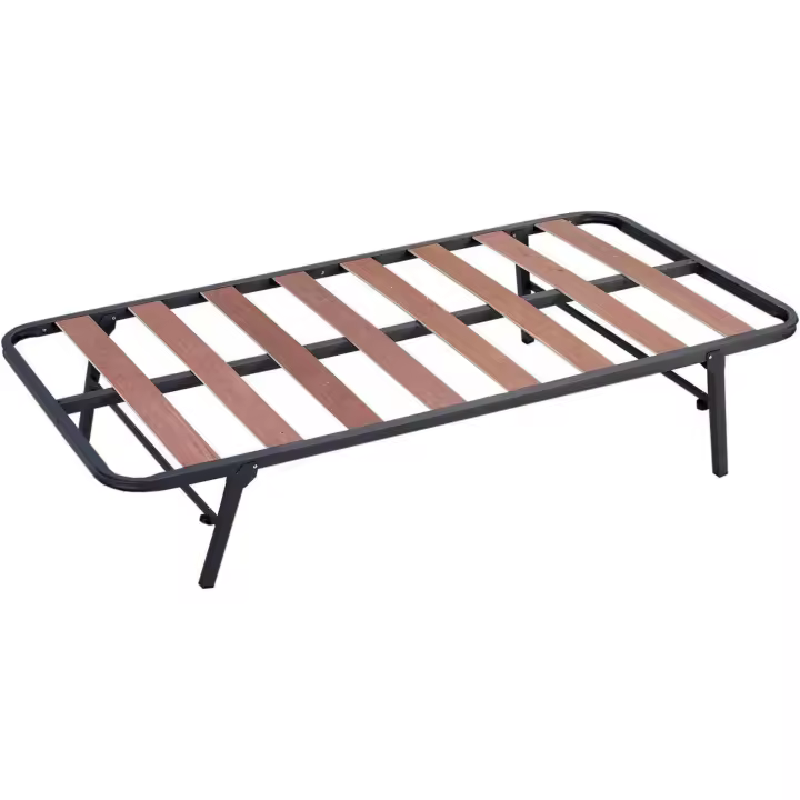 Somier Cama Canguro Parte Inferior Con Pata Plegable Y Ruedas Balda Ancha Tubo De 30x30 mm - 1
