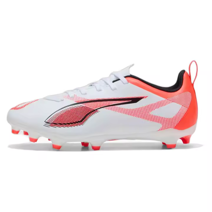 Botas de Futbol Puma Ultra 5 Play para niños unisex en color blanco - 1