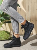 SP Nuevas Botas individuales de otoño Y invierno para Mujer, hecho a mano, estilo retro, casual, de Suela Gruesa, comodas, Con Cordones y Suela suave. - details 31