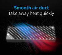 JONSBO M.2 2280 Disco Duro De Estado Sólido Con Disipador De Calor De Aluminio Y Parche Térmico Para PC De Escritorio Accesorios Térmicos - details 9