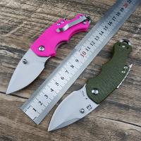 Cuchillo Plegable Táctico De Manija De Fibra De Vidrio Y Hoja De Acero Inoxidable 7Cr13Mov Para Camping Herramienta Cortante Multicolor - details 0