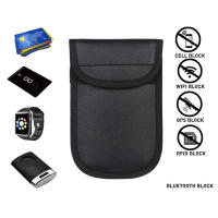 2pcs Bolsa De Bloqueo De Señal RFID Faraday Para Llaves De Entrada Sin Clave Protección De Privacidad Para Coche - details 3