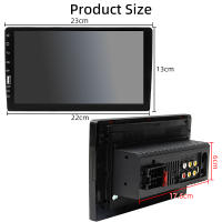 Reproductor Multimedia MP5 Para Coche 9 Pulgadas Pantalla Táctil FM ISO Entrada Auxiliar Bluetooth USB Línea Espejo Universal 1 Din - details 9