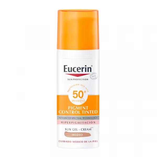 EUCERIN - Fluido Solar Pigment Control Tinted Medium SPF50+ - 1