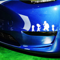 Pegatina De Coche Son Goku Master Roshi Anime Decoración Reflector Para Parabrisas Maletero Bumper Motos Laptop Ipad Tablet - details 1