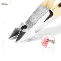 Tijeras De Cutícula Profesional Para Uñas Y Tendones Acero Inoxidable Cortador De Uñas Herramienta De Manicura Con Mango Antideslizante - details 6