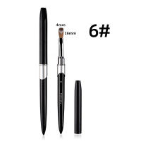 Cepillo De Uñas Kolinsky Sable 1PC Para Gel UV Acrílico Dibujo De Uñas Pincel Para Polvo Líquido Y Carving Pen DIY - details 3