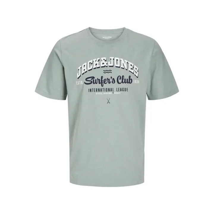 Jack & Jones Hombre camiseta de manga corta 160 gramos logo en pecho, Ajuste Regular Fit,  Moda Casual Informal  REF 268267 - 1