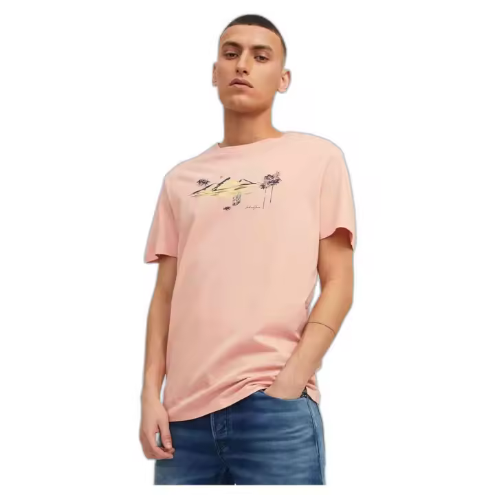 Camiseta de Manga Corta Jack&Jones  para hombre en color naranja - 1