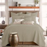 Vivid Torral - Colcha Piqué Simone Reversible: Efecto Lavado a la Piedra, Disponible en 3 colores (Gris, blanco, beige) - details 4