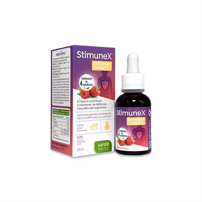 Stimunex Defensas Infantil sabor frambuesa 30ml,Cinfa. - 1