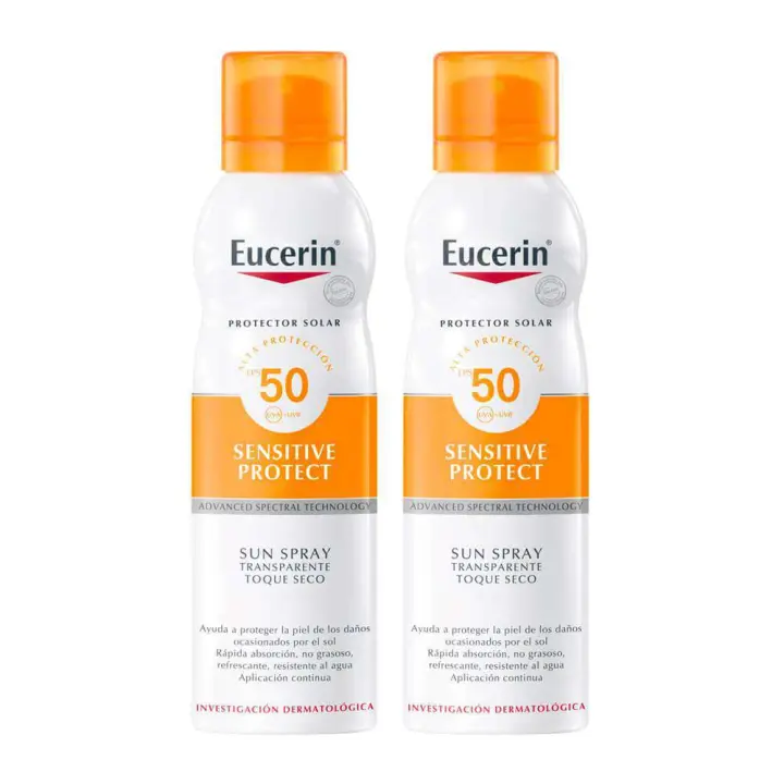 Eucerin Sun Protection 50+ Spray Transparente Duplo - 1