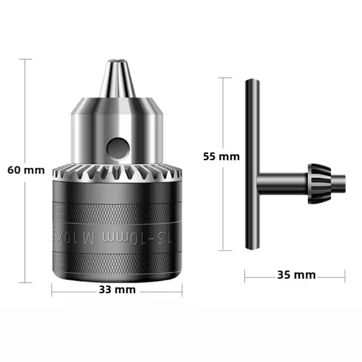 Adaptador De Chuck Para Broca a Grindera De Ángulo M10 Herramientas Electrónicas Accesorios Para Grindera De Ángulo - 1