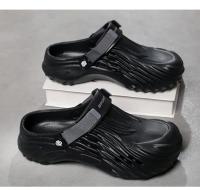 Sandalias De Verano Para Hombres Talla Grande Clogs De Lujo Mocasines De Jardín Casual Plataforma Bajo Tobillo Color Sólido - details 14