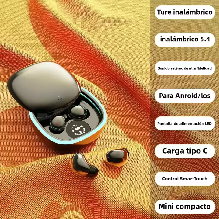 Auriculares Inalámbricos Bluetooth Mini Invisible Ultra Pequeño Auriculares in Ear Reducción De Ruido Para Dormir Game Call - 1