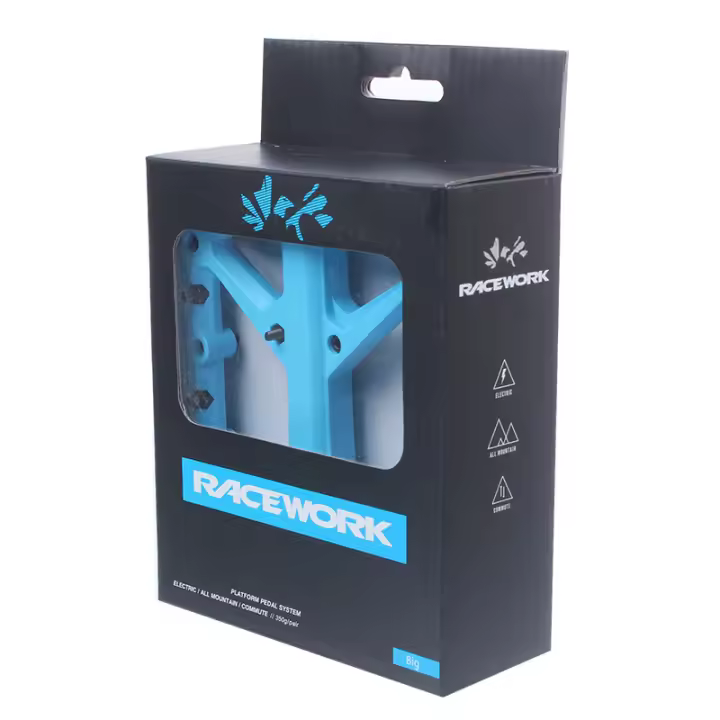 Pedales De Bicicleta RACEWORK Ultralight Con Embrague Cerrado Nylon Antideslizante Para MTB Y Carretera Accesorios De Ciclismo - 1