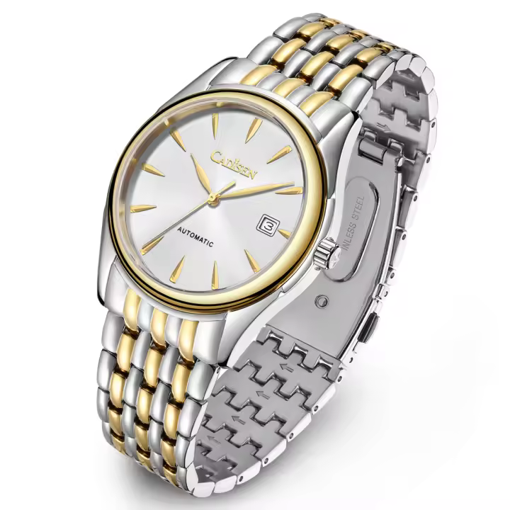 Reloj Mecánico Para Hombre CADISEN 2024 40mm Acero Inoxidable Cristal De Zafiro AR Miyota 8215 Resistente Al Agua Estilo De Negocios - 1