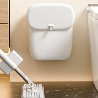 Bandeja De Cocina Caliente 13L Baño Con Cierre Colgante De Pared Recipiente De Basura De Gran Capacidad Plástico Sin Químicos Peligrosos - details 7