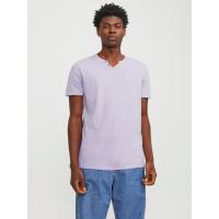 Camiseta con botones hombre Jack & Jones 12164972 manga corta lila - details 0