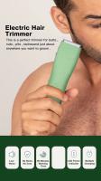 Recortadora De Vello Corporal Profesional,Pecho Axila Pelota Maquina de Depilar Hombre Peluquero Corporal, Afeitadora Eléctrica De Bolas, Cortadora De Aseo Púbico, Maquinilla De Afeitar Masculina, Recortadora De Bikini Para Mujer, Regalo De Vacaciones - details 6