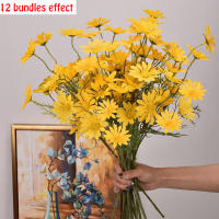Bouquet De Girasoles Artificiales De 52cm Con 5 Cabezas Decoración Para Bodas Navidad Y Fiestas En Casa O Café - details 6