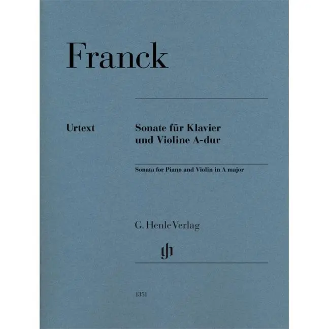 FRANCK C. - SONATA LA M VIOLIN URTEXT - 1