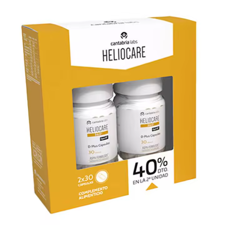 Cantabria Heliocare 360º D Plus 30 Cápsulas Duplo - 1