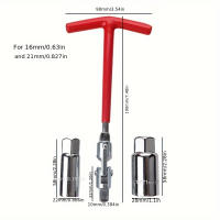 Juego De Herramientas De Reparación De Automóvil 3 Piezas Spark Plug Sleeve T-Shape 16 21 Para Motocicletas Y Coches - details 1