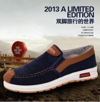 Zapatos Para Hombre Talla Grande Loafers Casuales Cómodos Zapatillas Slip on Zapatos Ligeros Vintage Planos De Algodón round Toe Antideslizantes Resistentes Al Agua - details 0