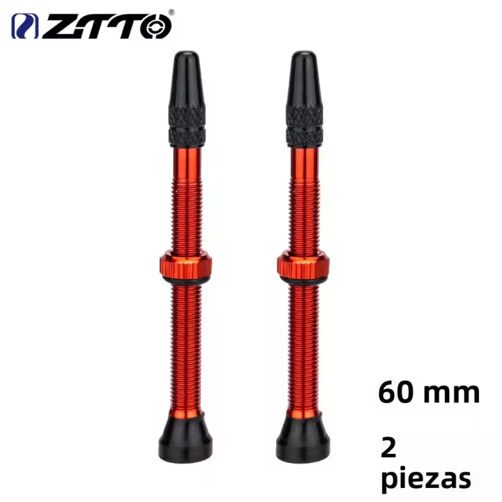 ZTTO 2pcs Válvula De Neumático De Bicicleta F/V Presta Tubeless Para MTB Y Carretera Válvulas De Rueda CNC Aleación Nipple Cobre Herramienta De Válvula 40mm 60mm 80mm - 1