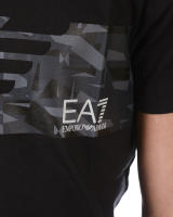 Camiseta Emporio Armani EA7 Algodon Hombre Negro 3 ZPT44PJ30Z 1200 - details 6