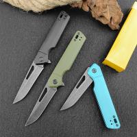 Cuchillo De Doble Filo Con Ayuda De Infusión 239 3.25" De Acero Inoxidable 8Cr13Mov Tanto Negro Con Manillas De Fibra De Nylon Táctico - details 1