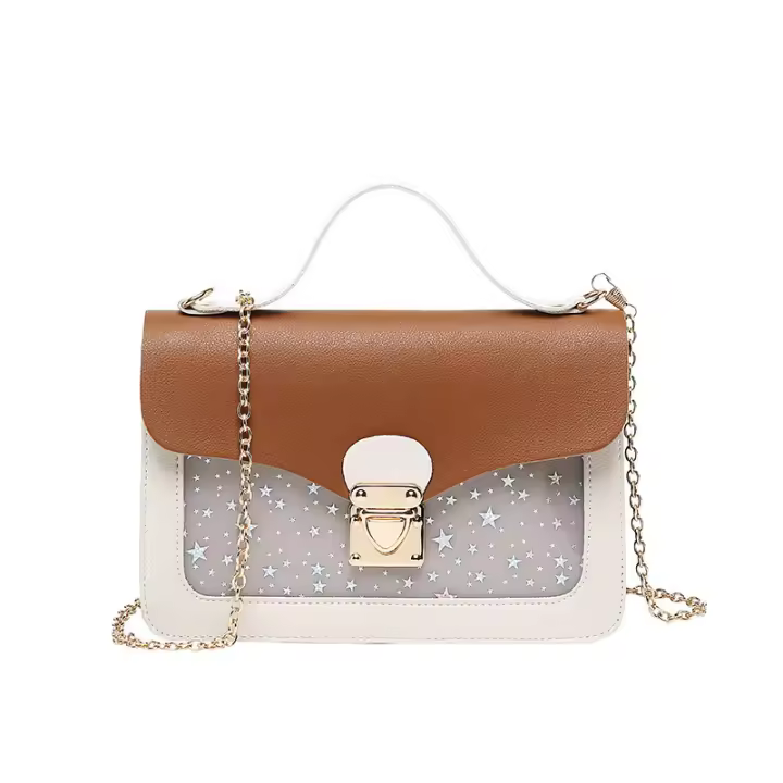 Bandolera Cadena Cruzado Crossbody Bag Cuero PU Bolsos Mano para Teléfono Móvil Bandolera Niña, Mujer Bolso de Hombre Pequeño Lindo Nuevo Modelo - 1