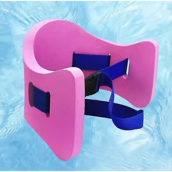 Cinturón de natación para adultos con flotabilidad para la espalda (azul M) - 1