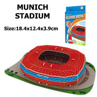 Puzzle 3D Para Niños Campo De Fútbol Simulado Modelo De Construcción Educativo Manualidad Regalo Para Fanáticos Del Fútbol TMZ - details 10