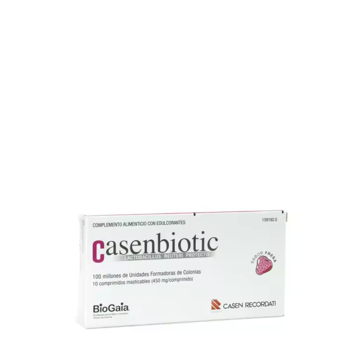 Casenbiotic sabor fresa 10 comprimidos masticables - 1