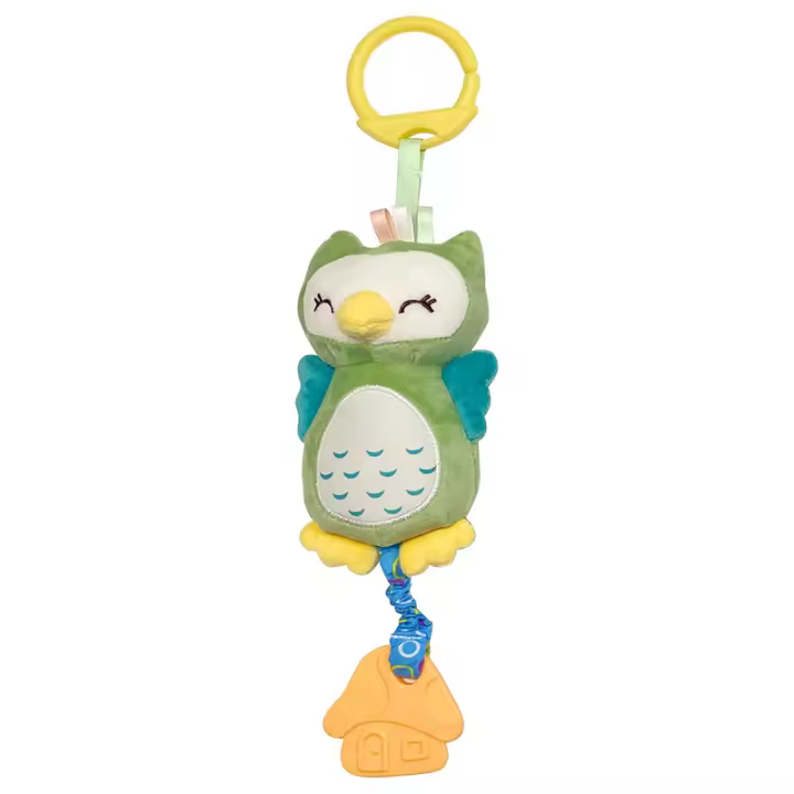 Juguete Colgante Para Bebé Nuevo Con Alto Contraste Negro Y Blanco Mocion De Campanas Suave De Peluche Rattle Educativo Para Infantes De 0 a 12 Meses - 1