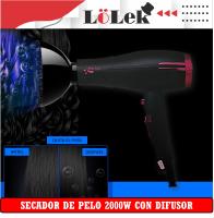 Secador de Pelo 2000W – Con Difusor y Condensador de Aire, 3 Niveles de Temperatura, 2 Velocidades, Función de Aire Frío – Secado Rápido y Peinado Profesional para Rizos Definidos o Alisado Perfecto 🔥✨ - details 1
