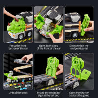 Juguete De Coche De Ferrocarril Triceratops Deformable Almacenamiento Plegable Vehículo De Transporte De Aleación Para Niños - details 6
