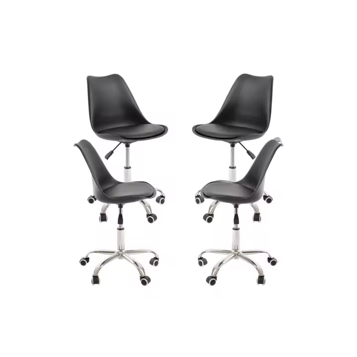 Pack 4 Sillas Neo - Negro - 1