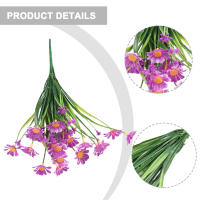Bouquet De Flores Artificiales De Margarita Blanca Para Decoración De Hogar Y Jardín Estilo Seda Para Bodas Y Fiestas - details 12