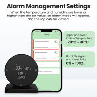 Sensor De Temperatura Y Humedad Inteligente AVATTO Tuya WiFi Control Remoto IR Compatible Con Alexa Y Google Home - details 15
