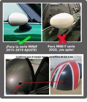 Cubiertas De Espejo Retrovisor Para Mini Cooper F56 One S JCW F54 F55 F56 F57 F60 Antes De Julio 2019 Con Estampados 3D De Auténticos - details 1