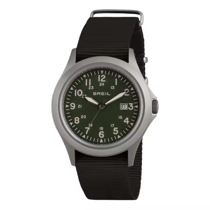 BREIL Reloj Hombre, Colección ARMY, Movimiento Cuartos Cosa Análoga-Resistant to Agua hasta 50 metros, Ideas de Regalos para Hombre - 1
