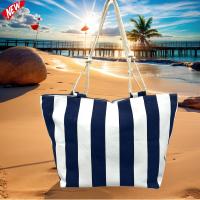 MEJORADA TOTE BAG de Rayas Bicolor – Bolso de Playa Grande con Asas de Cuerda, Capacidad Extra, 6 Colores Disponibles - details 9