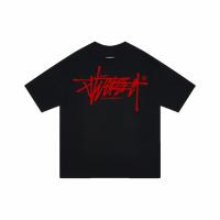 Camiseta Corta De Algodón Para Hombres Y Mujeres Estilo Callejero Americano Creativo Con Estampado De Joker Casual - details 3