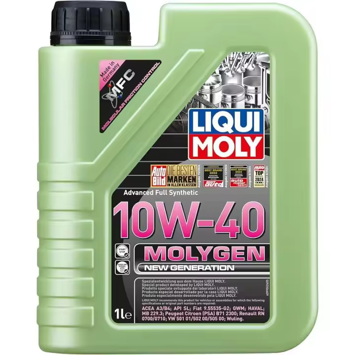 Liqui Moly Molygen New Generation 10W-40, 1 L, Aceite de motor para coches, 9955 - 1