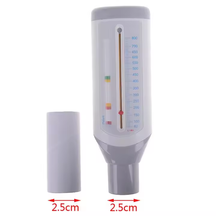 Espirómetro Medidor de velocidad pico espiratorio Medidor de flujo pico monitoreo pulmón aliento - 1