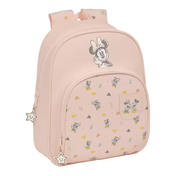 MOCHILA INFANTIL ADAPT.CARRO MINNIE MOUSE "BABY" 28X34X10 CM (Safta 612381609) - 1